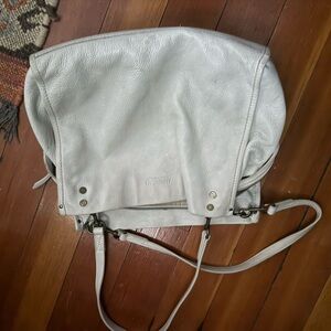 Elegant White Leather Women's Bag